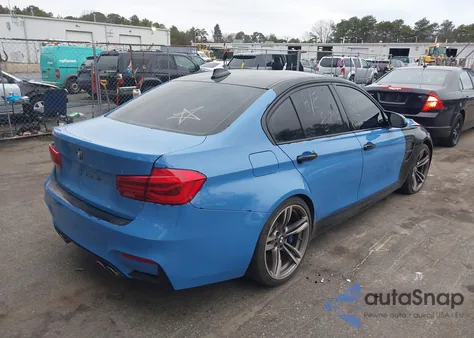 2017 BMW M3 z USA, uszkodzony, nr VIN WBS8M9C57H5G83716